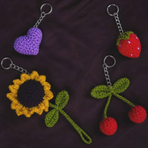 Garden Charm Keychain Set